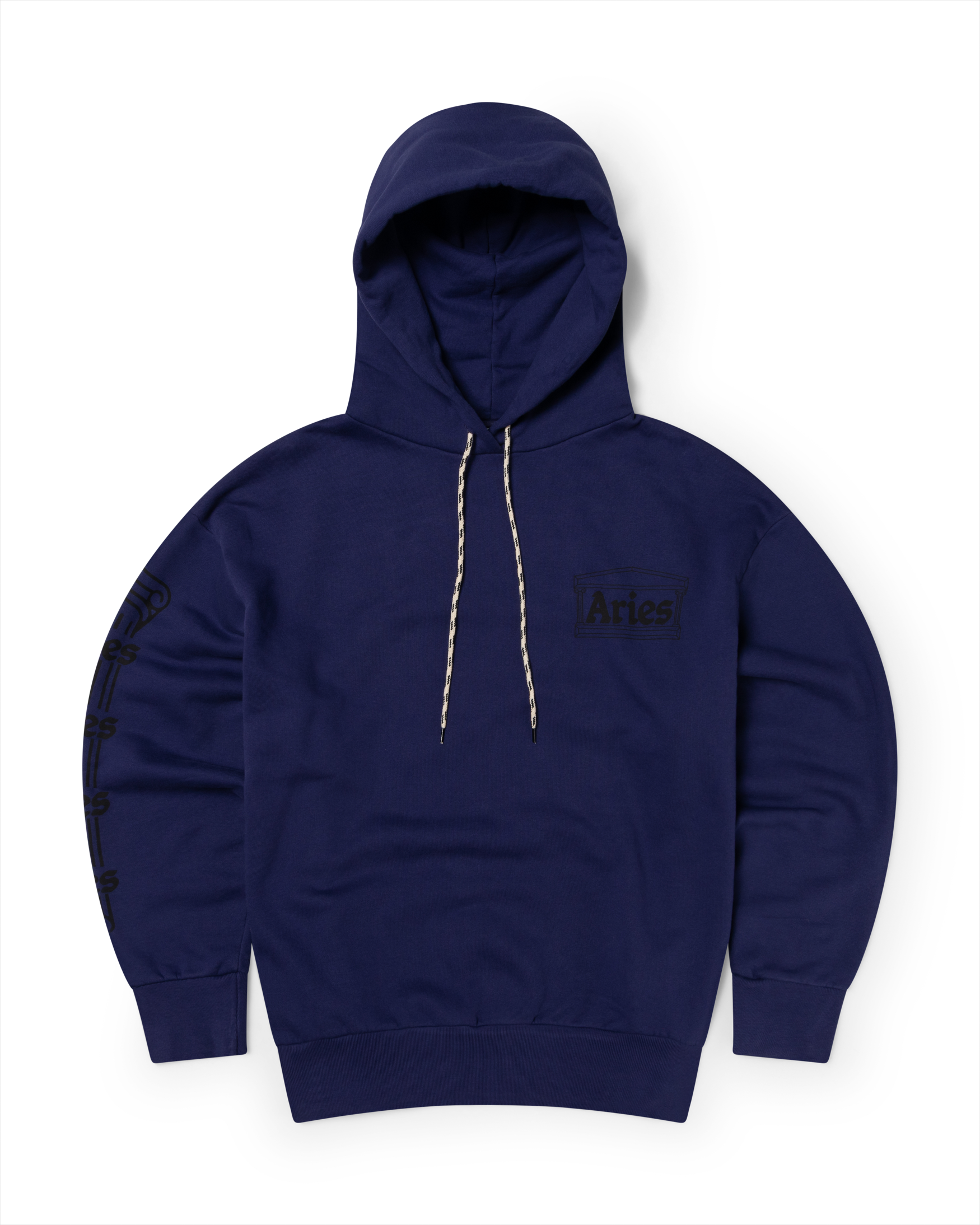 Column Hoodie Navy – Aries