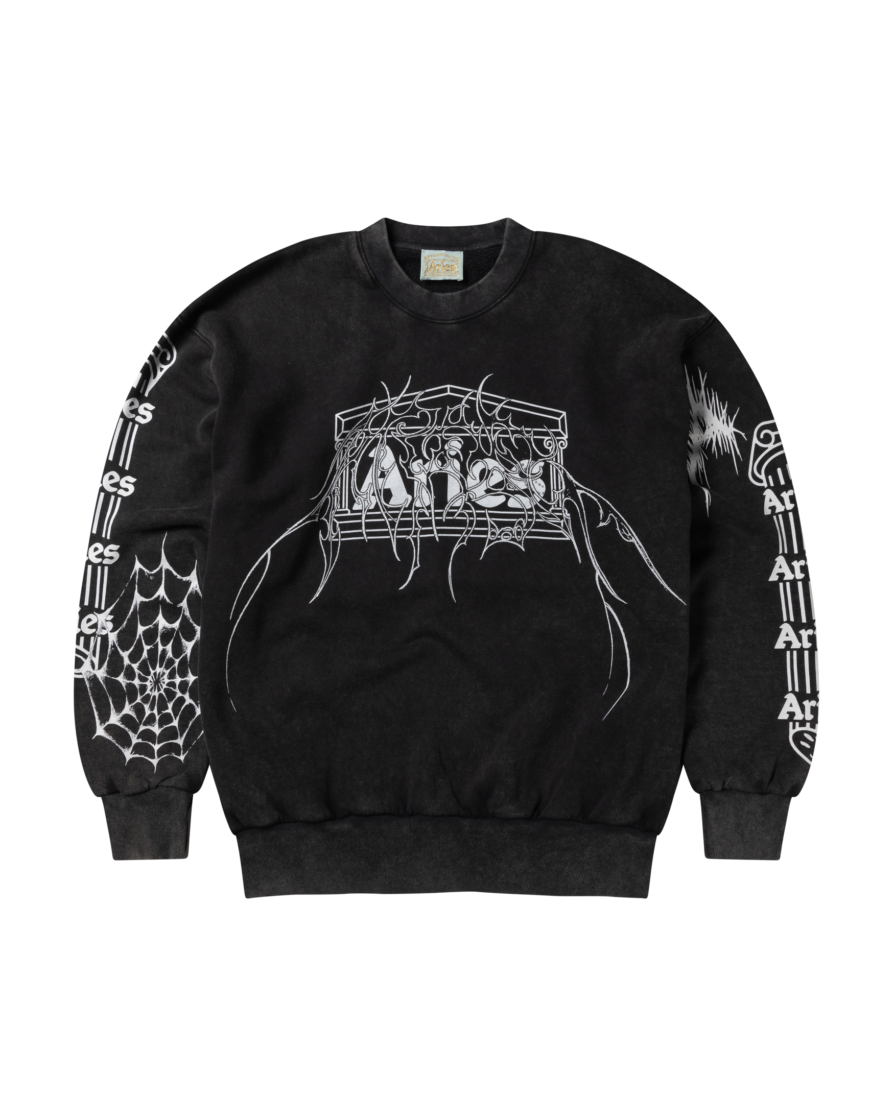 Aged Overlord Sweatshirt Black – Aries