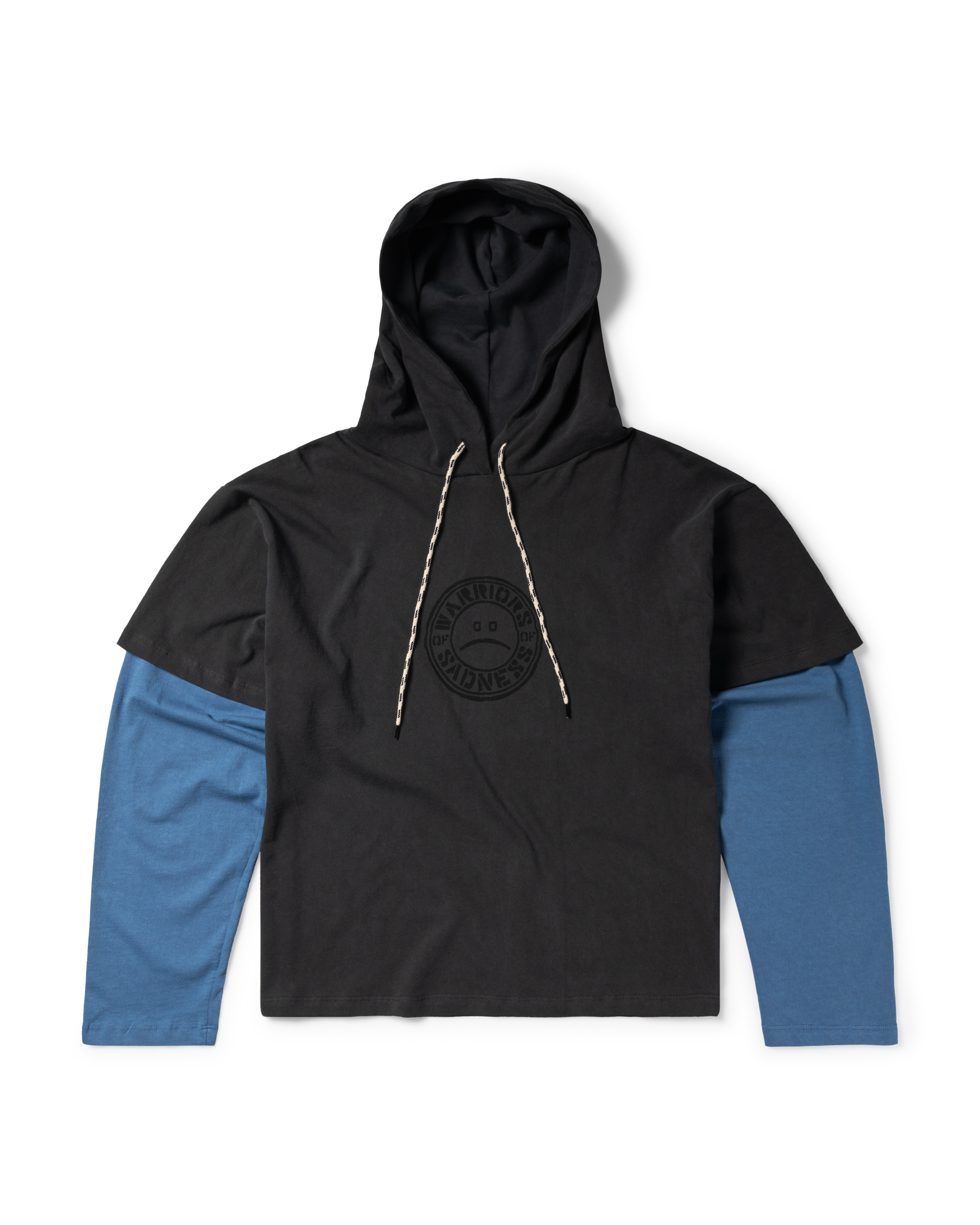 Warrior of Sadness Hooded LS Tee Multi – Aries