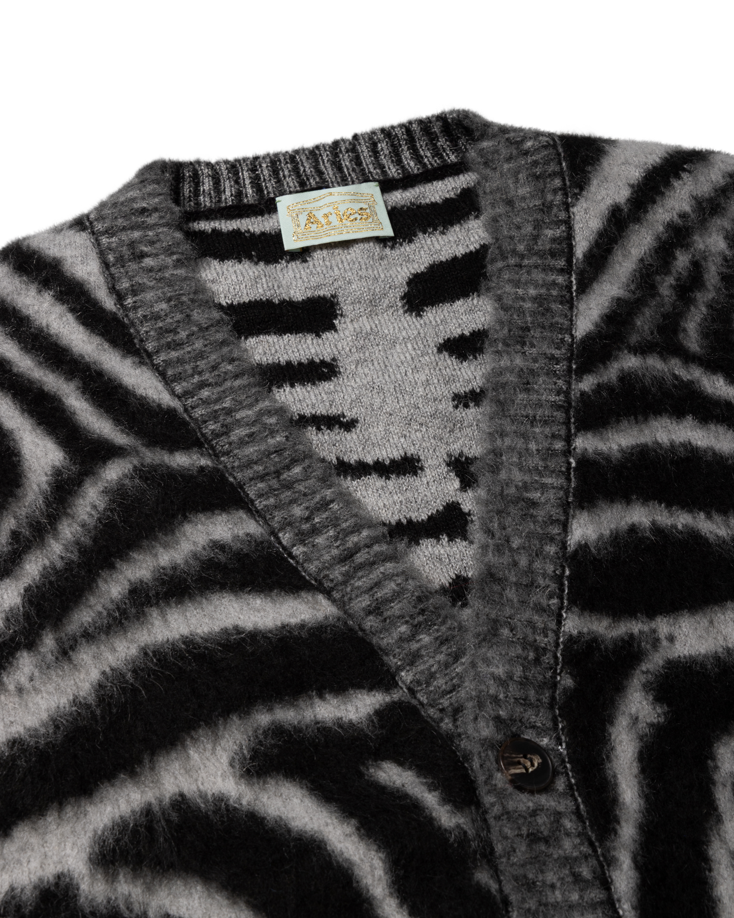 Brushed Zebra Vest
