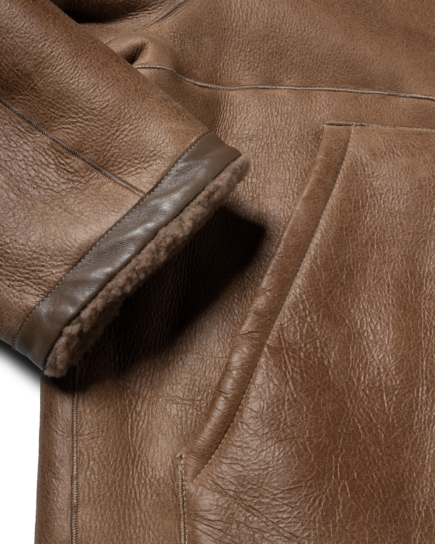 Oversized Sheepskin Jacket