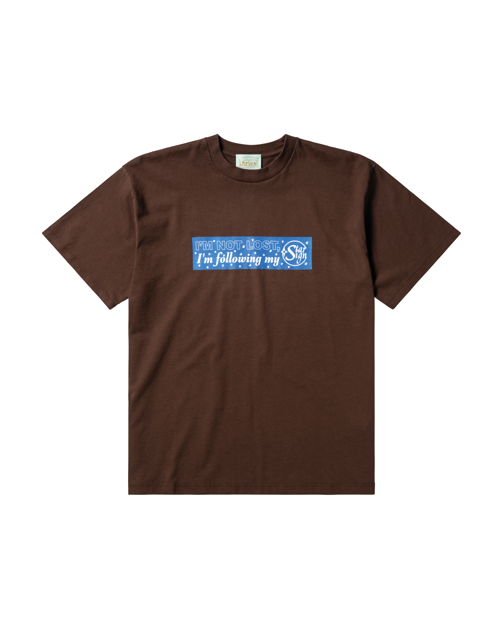 Follow Your Starsign SS Tee Brown – Aries