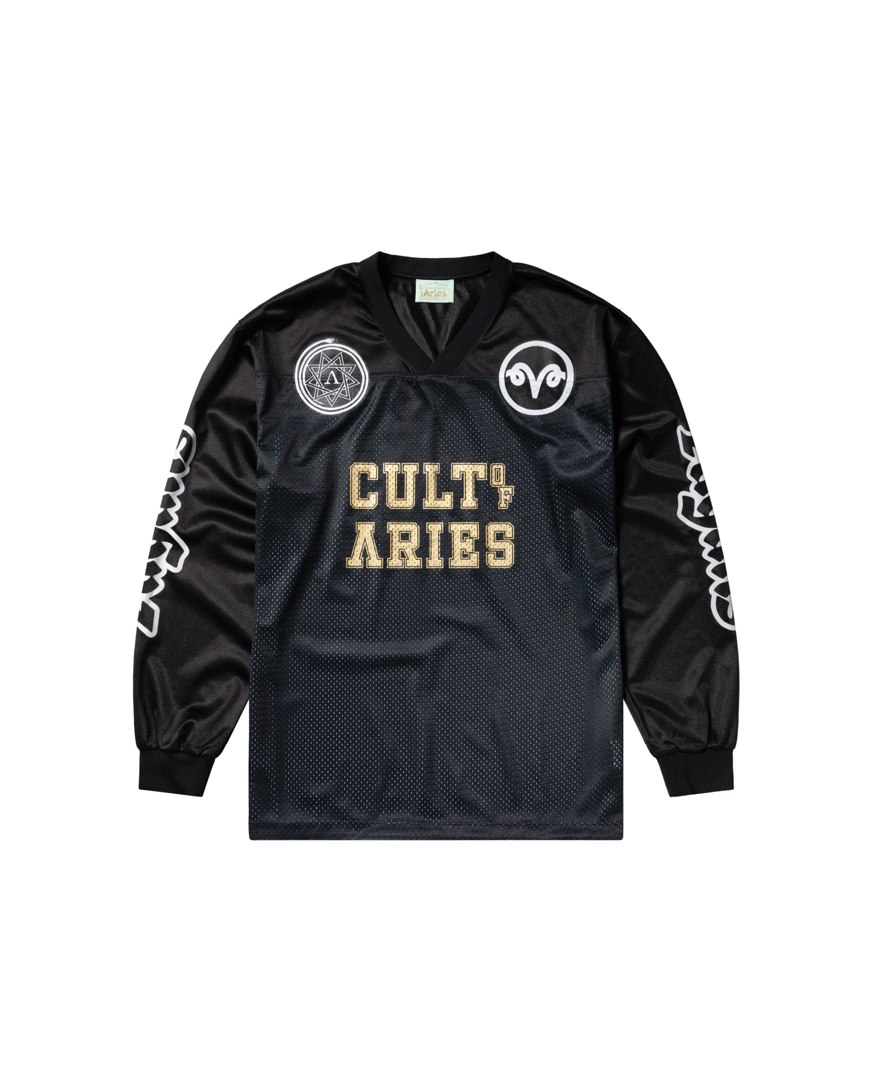 Cult Leader Airtex LS Tee Black – Aries Cult Leader Airtex LS Tee Black – Aries