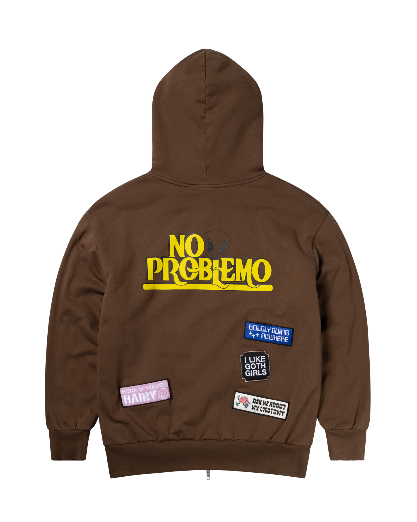 Sticker Zip Thru Hoodie