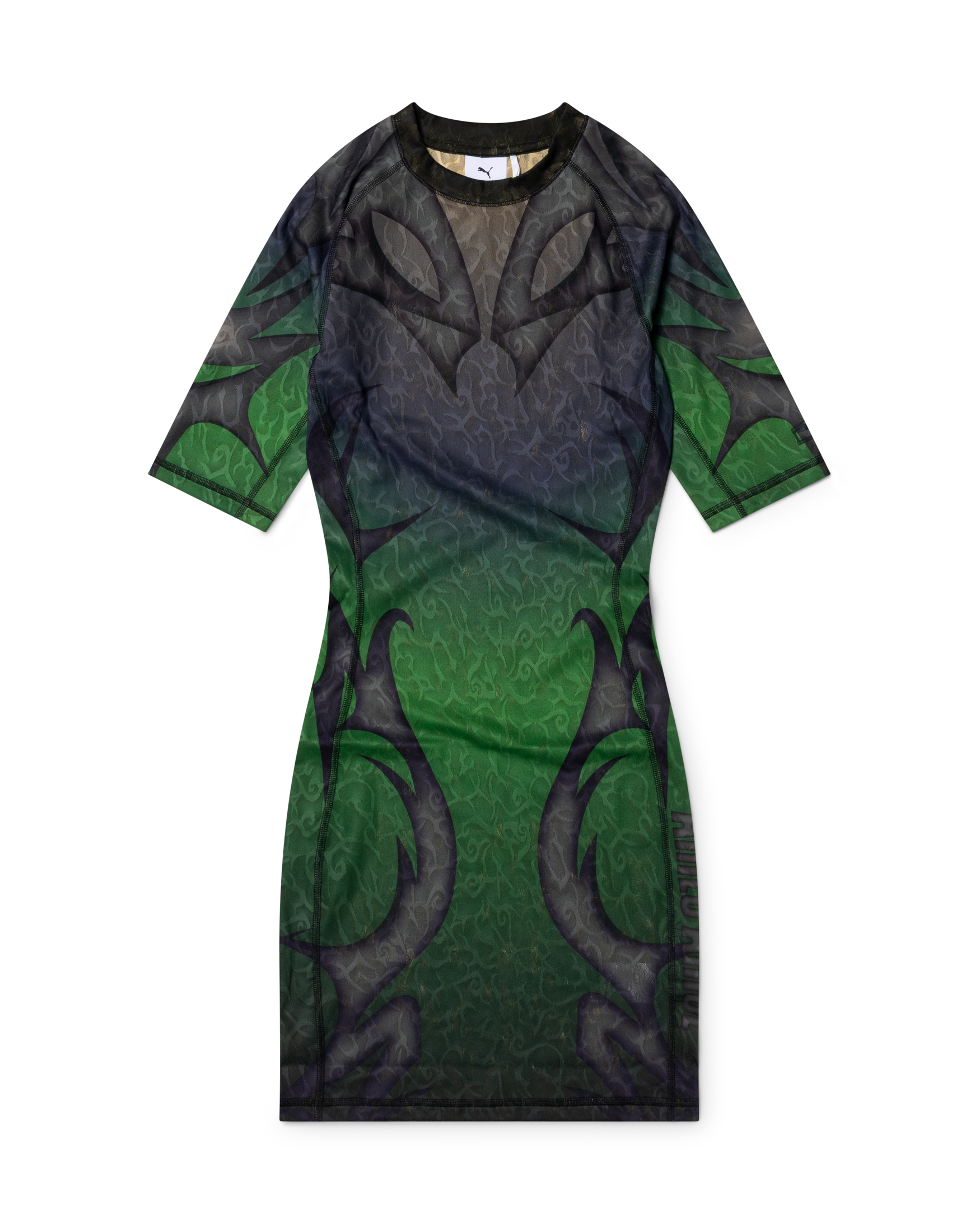 puma dress green Puma Football jersey dress in green