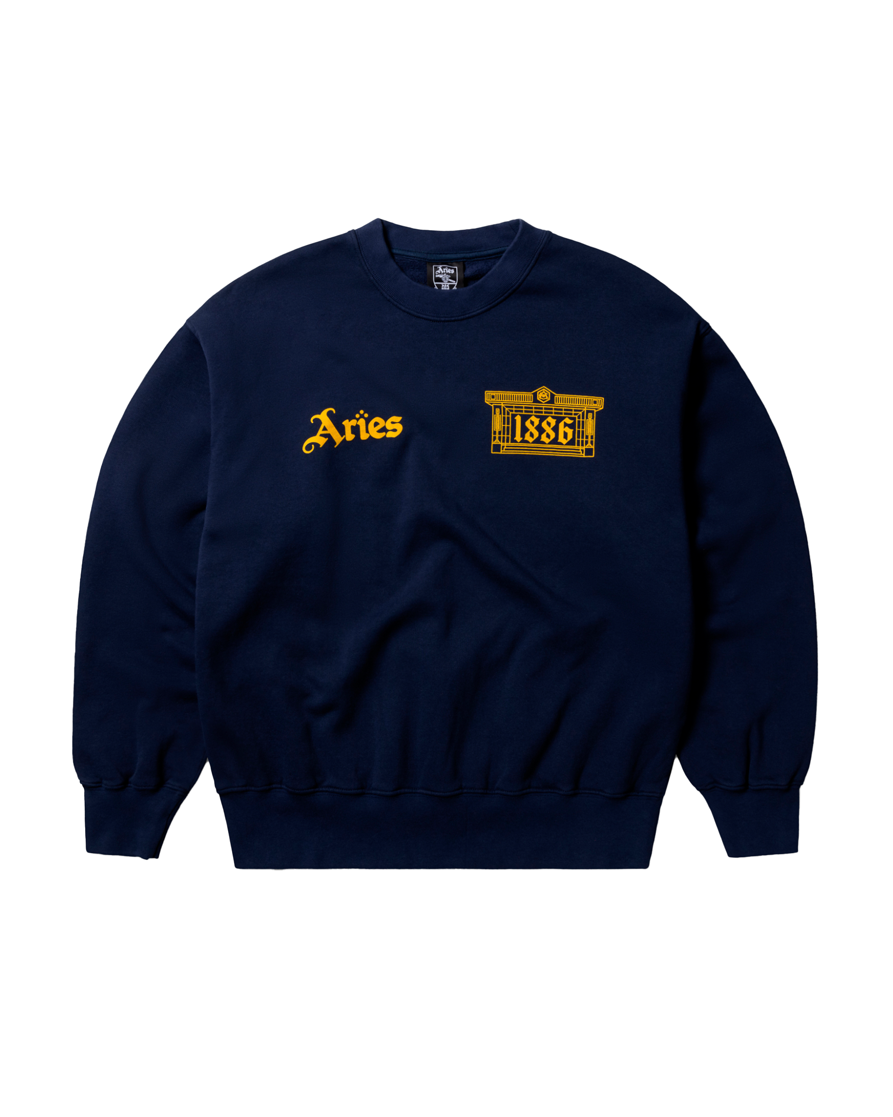 ARIES ARSENAL 1886 CREW SWEAT Sサイズ アーセナル Aries x ARSENAL>1886 CREWNECK SWEAT L