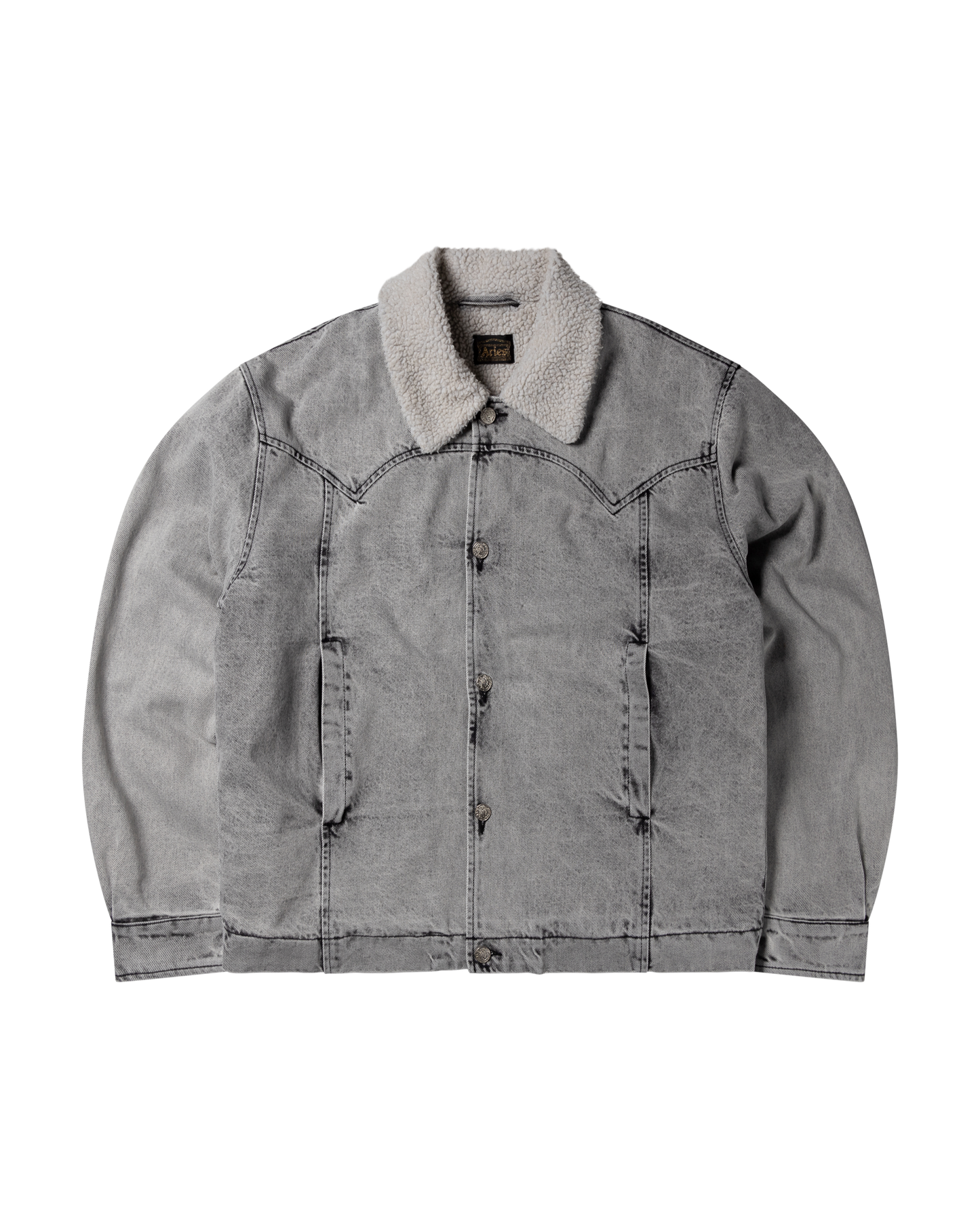 Sherpa Denim Car Coat