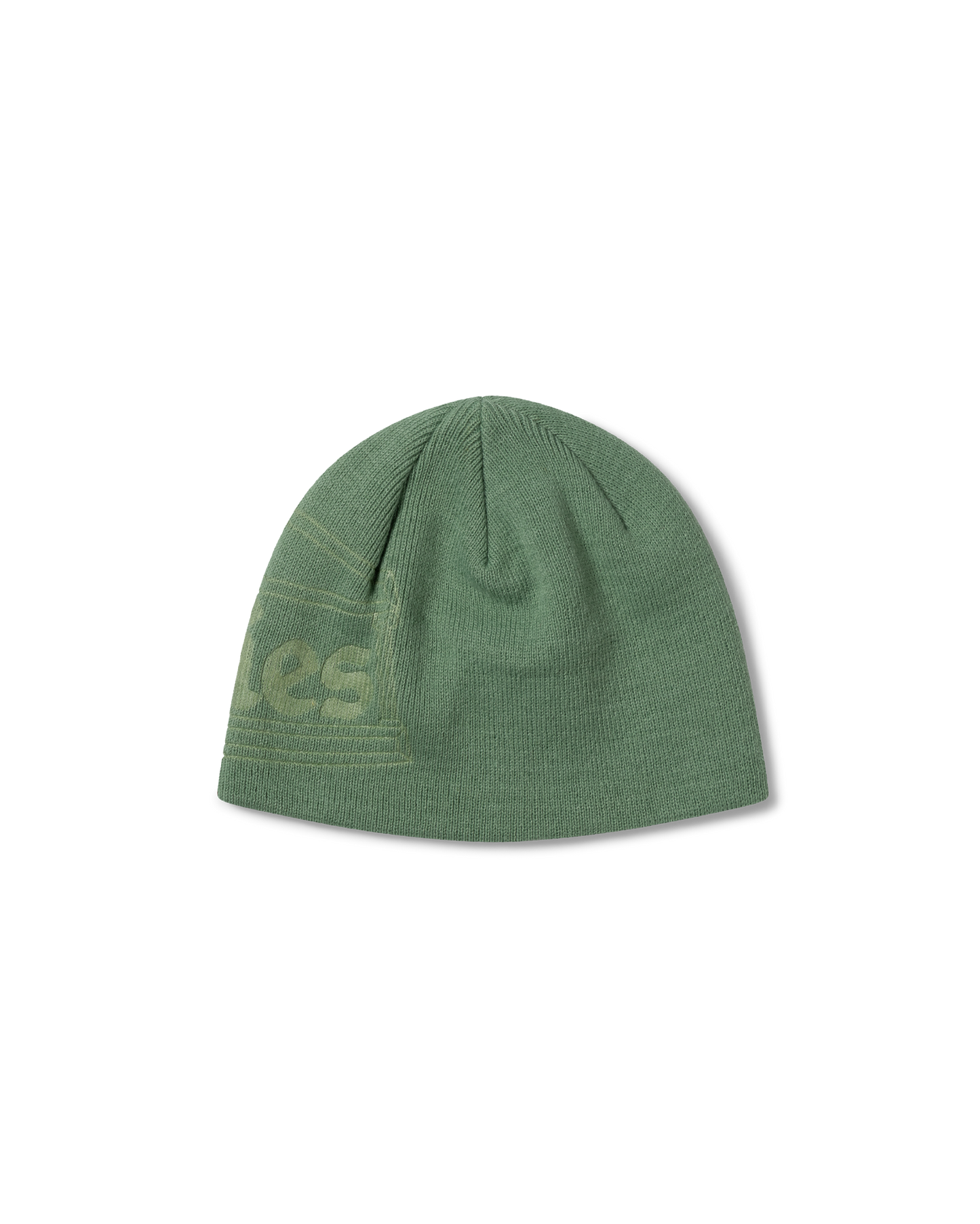 Temple Embossed Skull Beanie