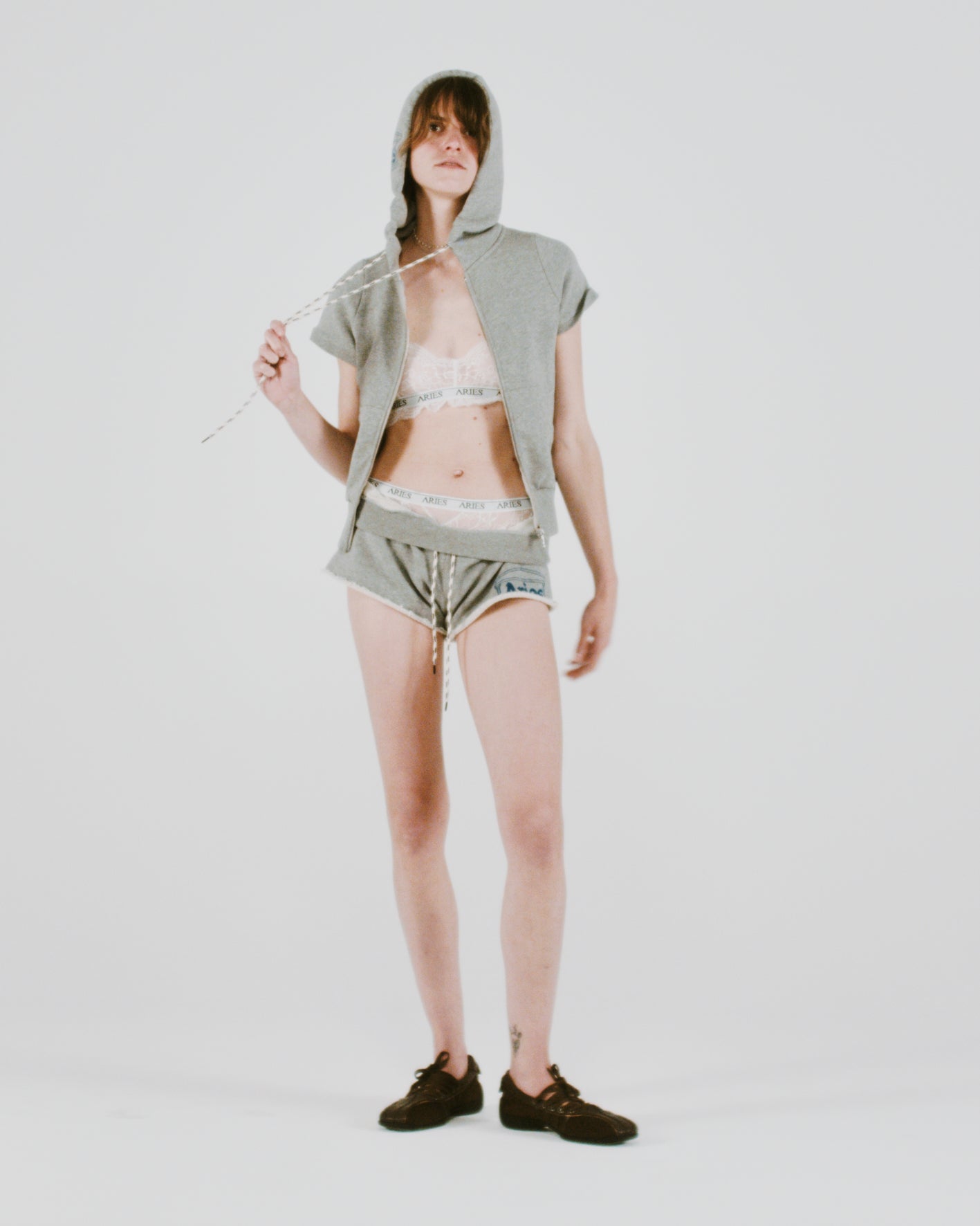 Angel of Nothing SS Hooded Zip Thru