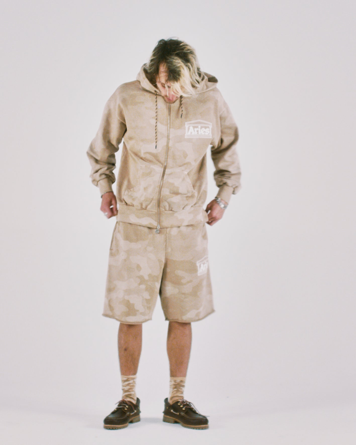 Aged Temple Camo Sweatshort