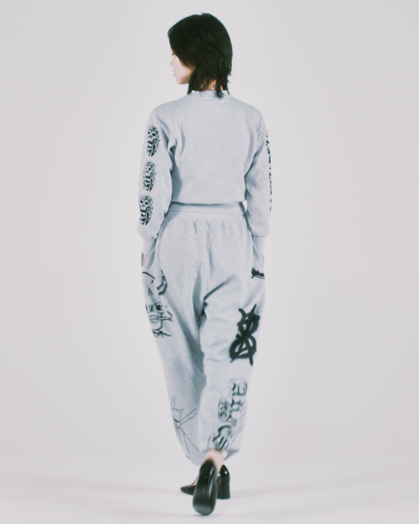 Meow Embroidered Sweat