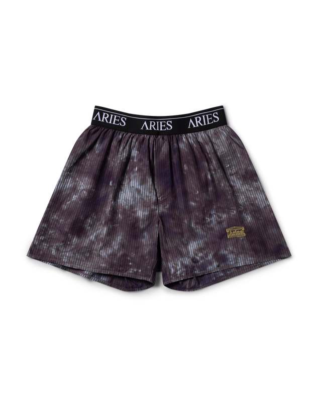 Tie Dye Stripe Poplin Boxer Shorts