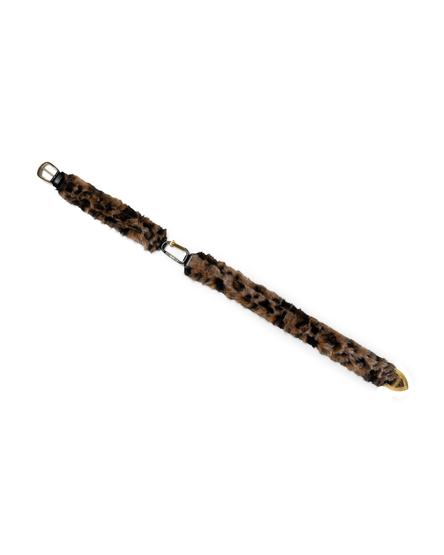 Faux Leopard Mazzo Belt