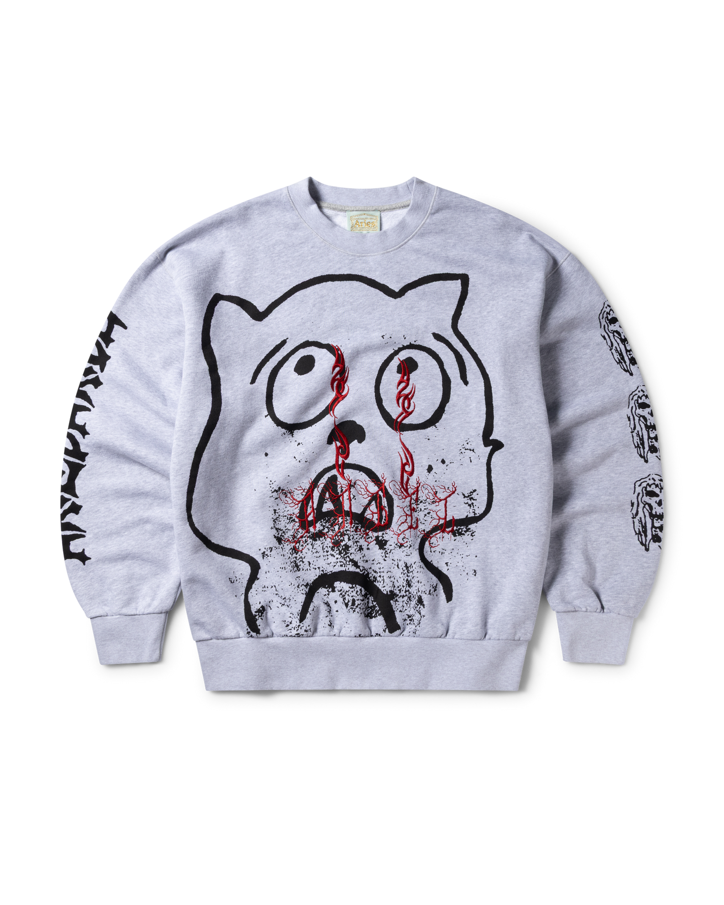 Meow Embroidered Sweat