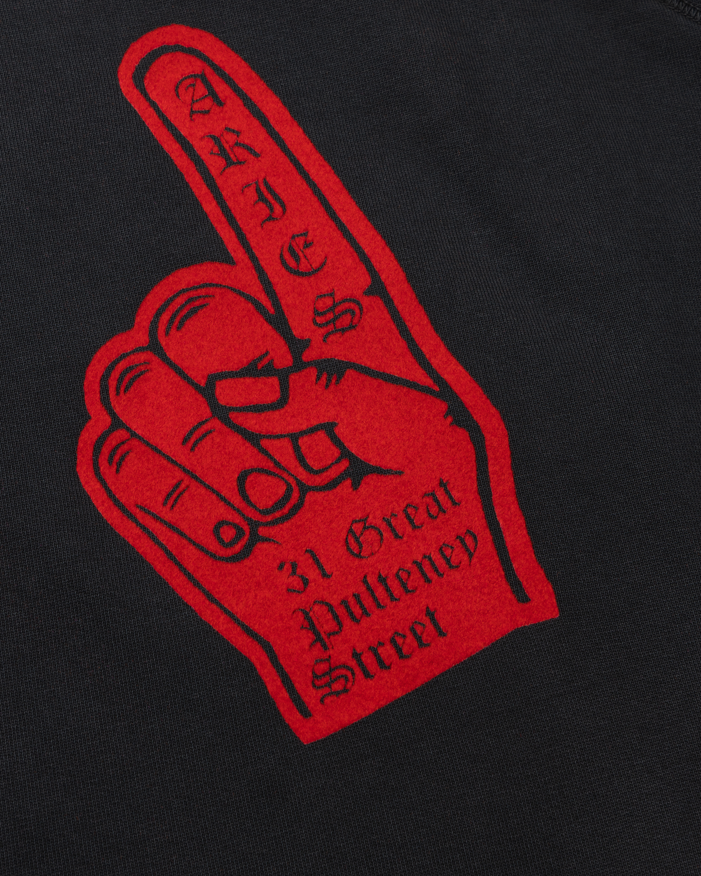 Faded Supportive Finger Raglan Sweat