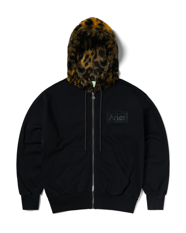 Furry Zip Through Hoodie