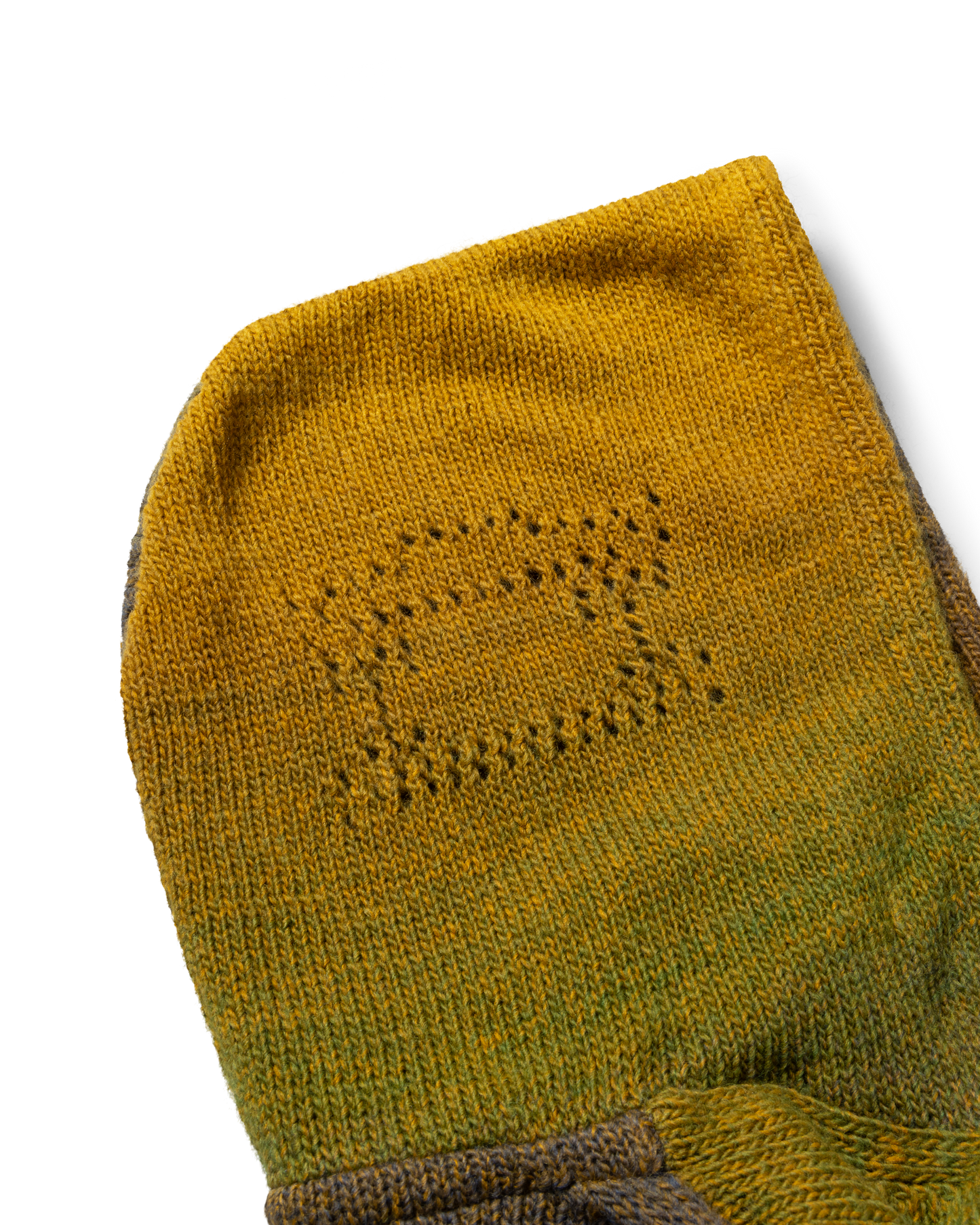 Space Dye Temple Knit Zip Thru Hoodie