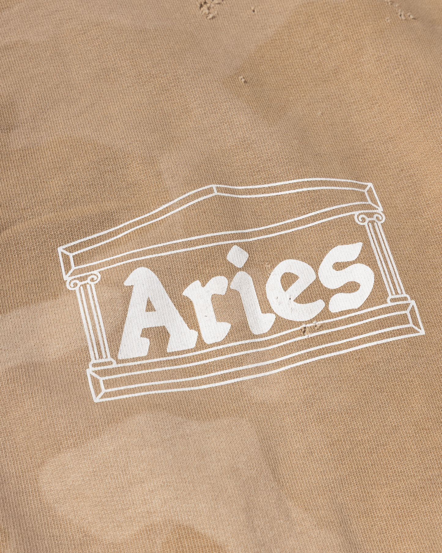 Aged Temple Camo Zip Through Hoodie