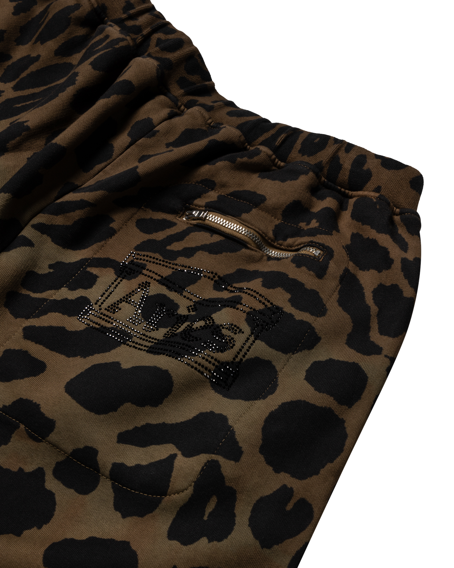 Leopard Tie Dye Straight Sweatpant