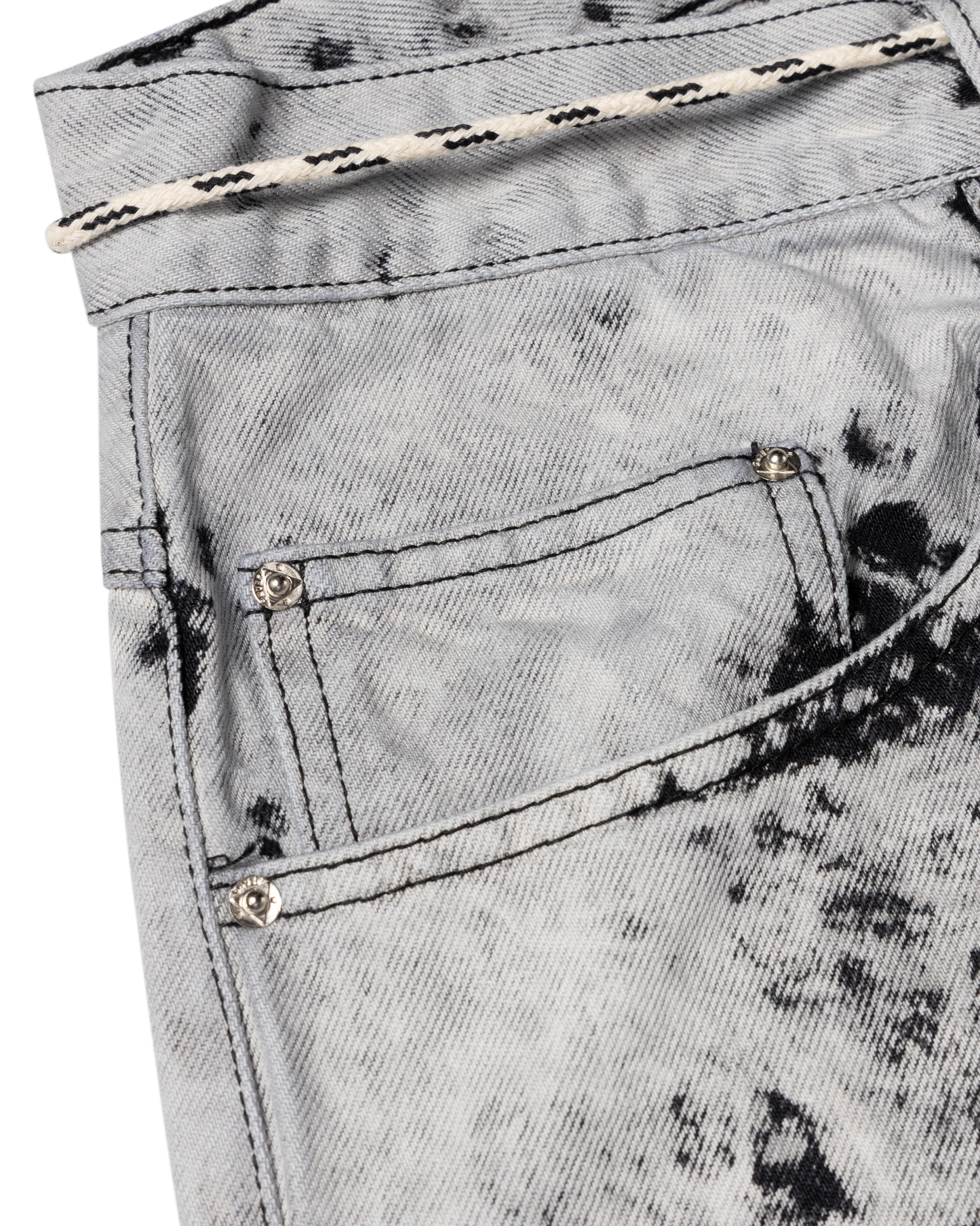 Heavy Acid Wash Batten Jean