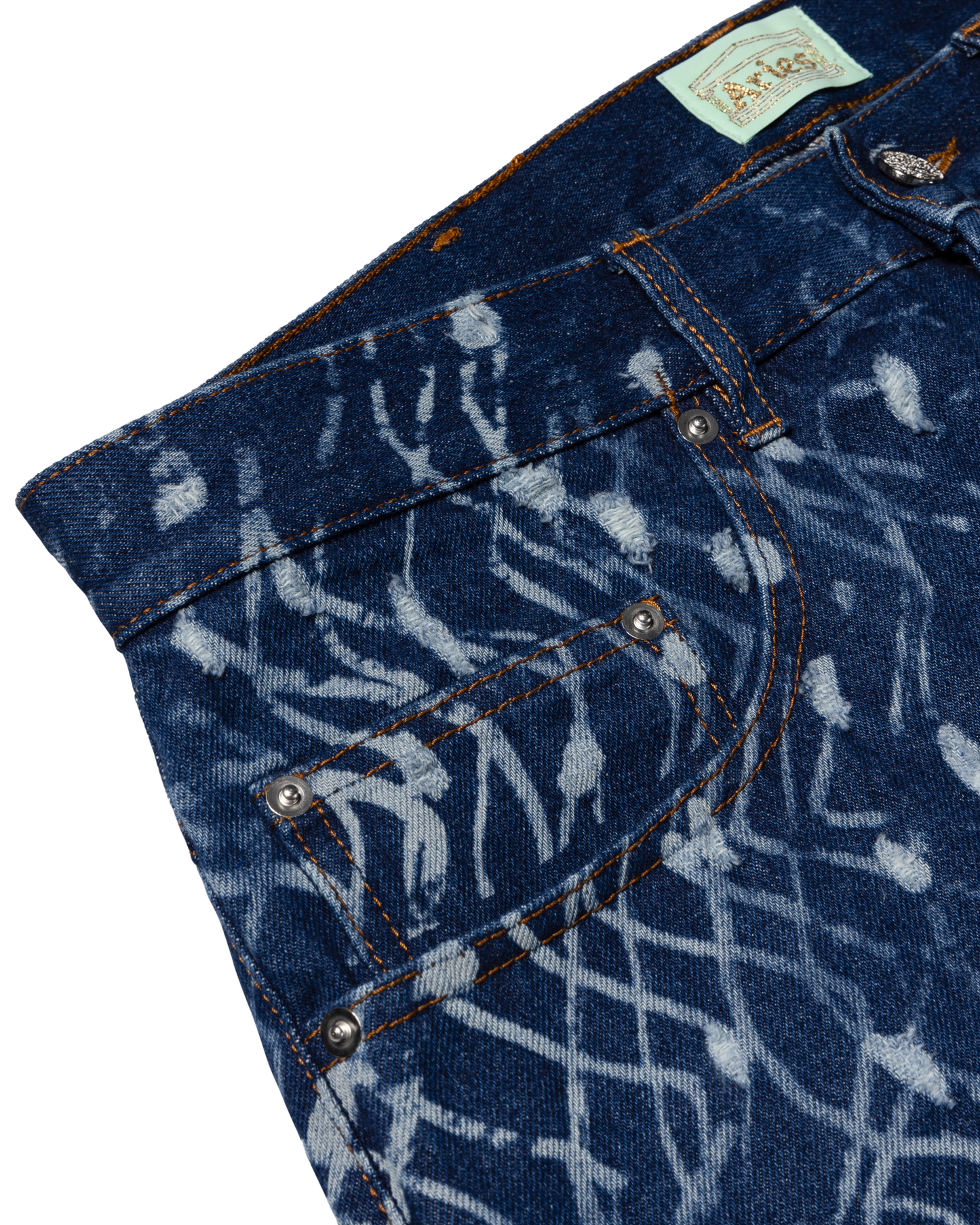 Laser Chain Mail Batten Jean