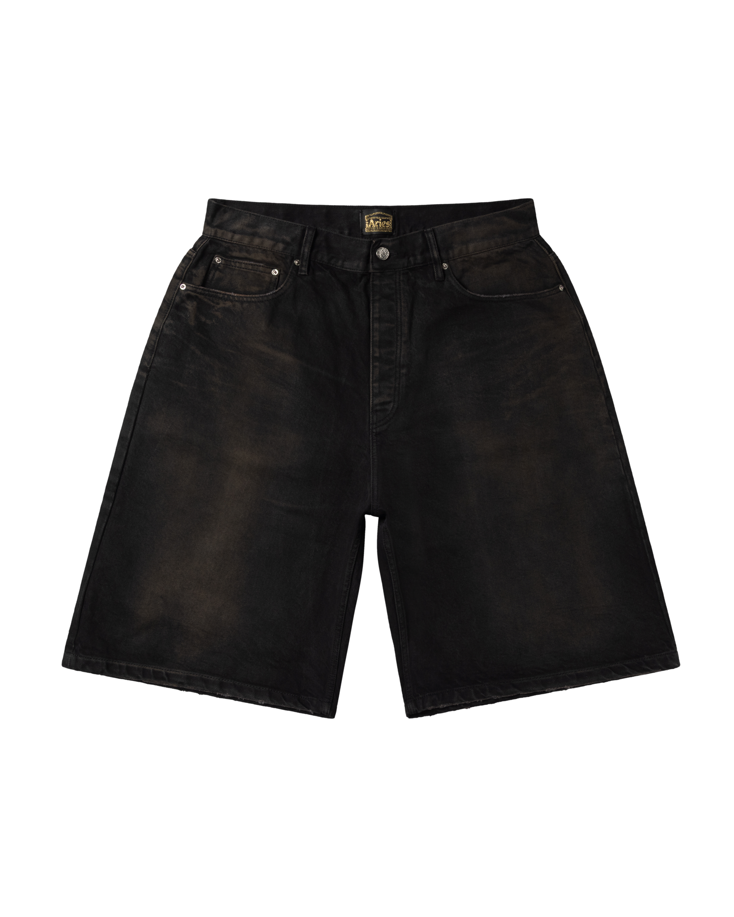 Distressed Wide Leg Short