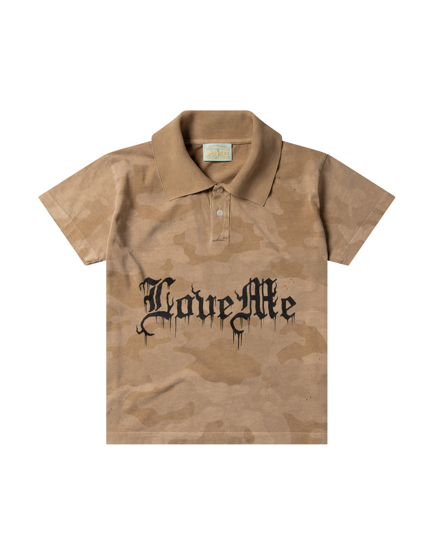Aged Angel Camo SS Polo Shirt