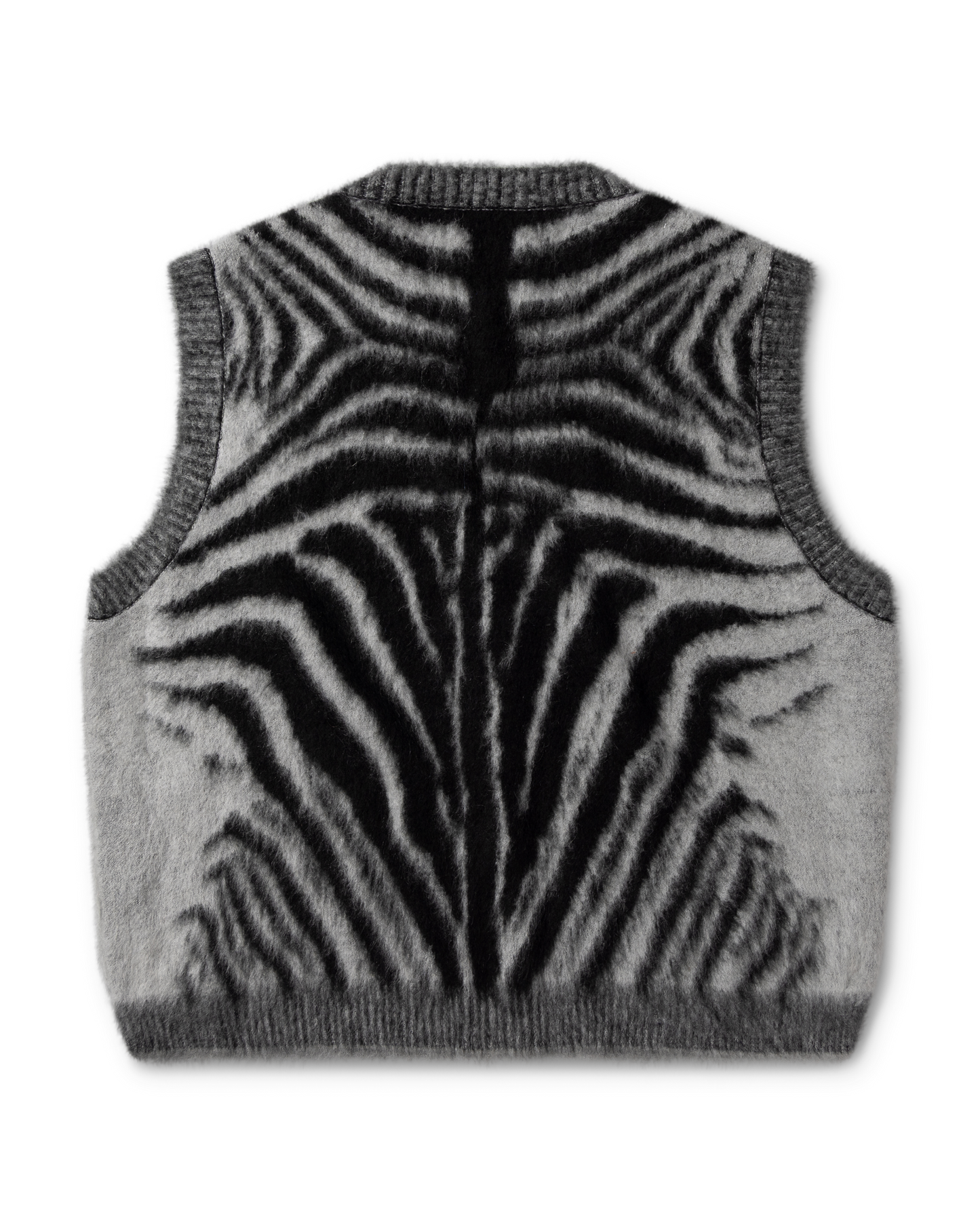 Brushed Zebra Vest