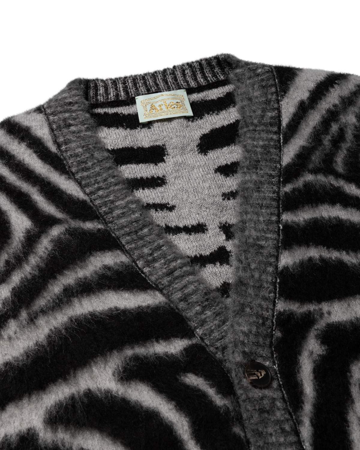 Brushed Zebra Vest