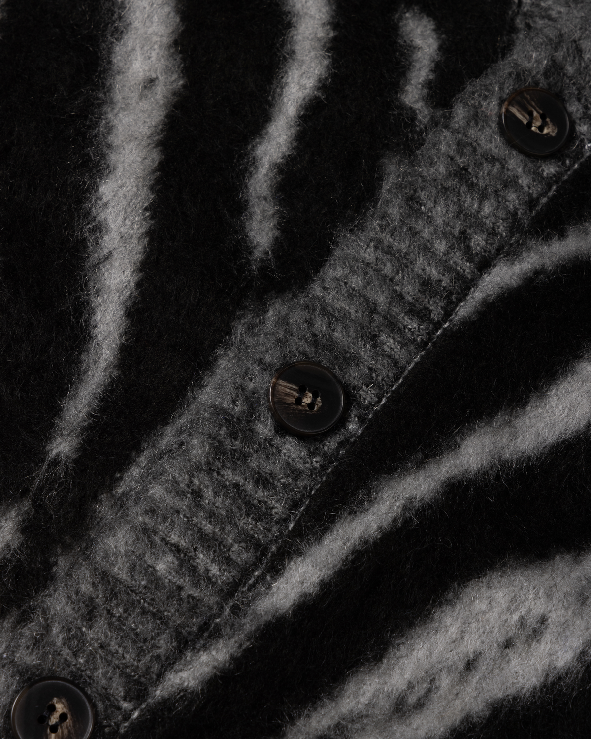 Brushed Zebra Vest