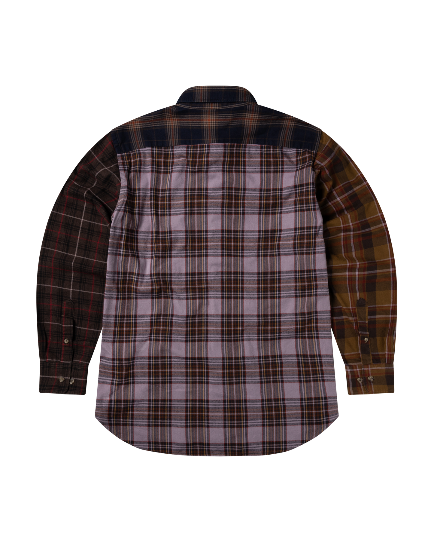 Overdyed Patchwork LS Shirt