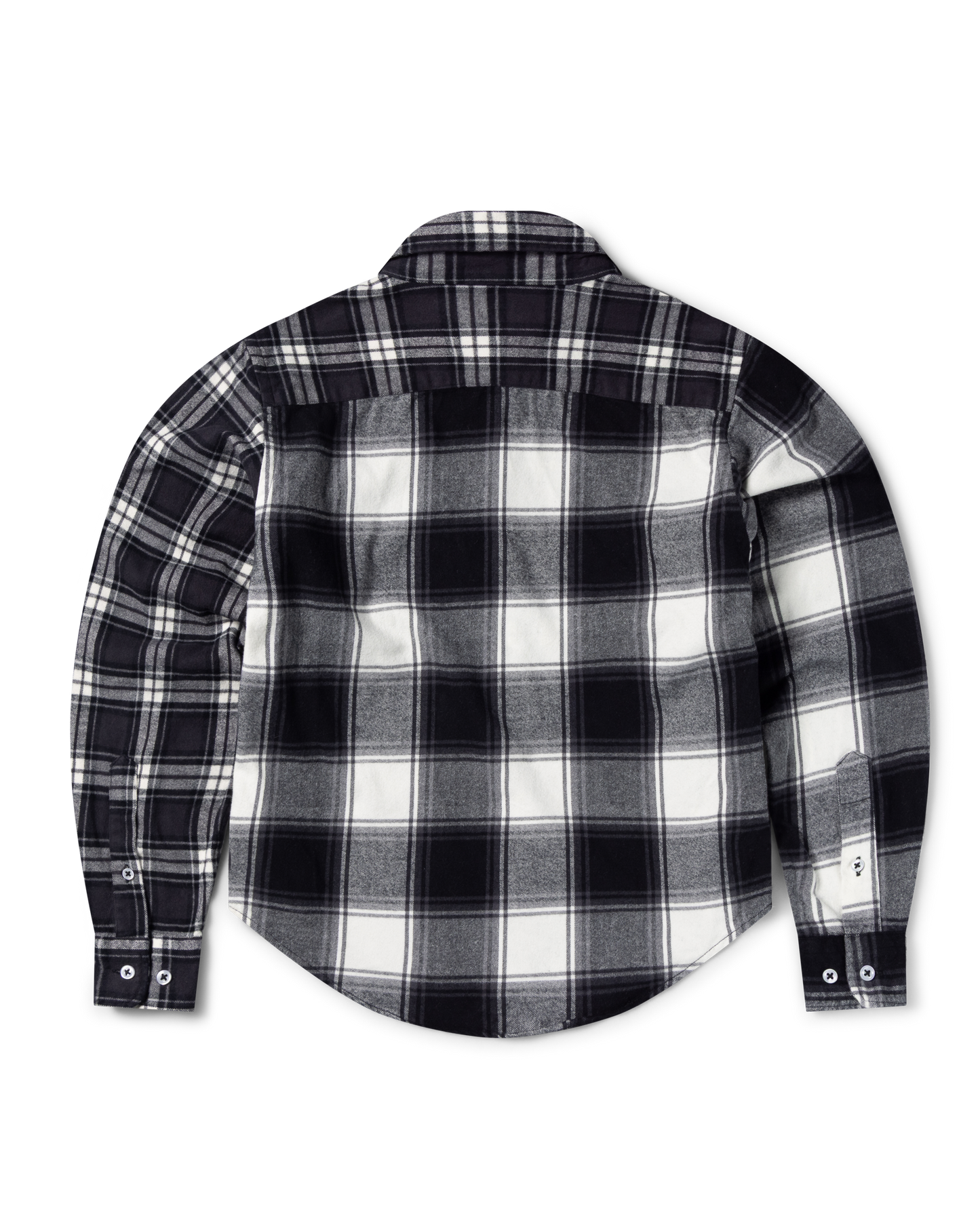 Brushed Flannel Patchwork LS Shirt