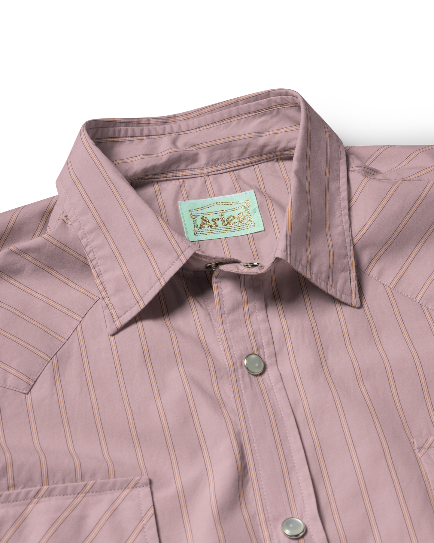 Poplin Stripe Western Shirt