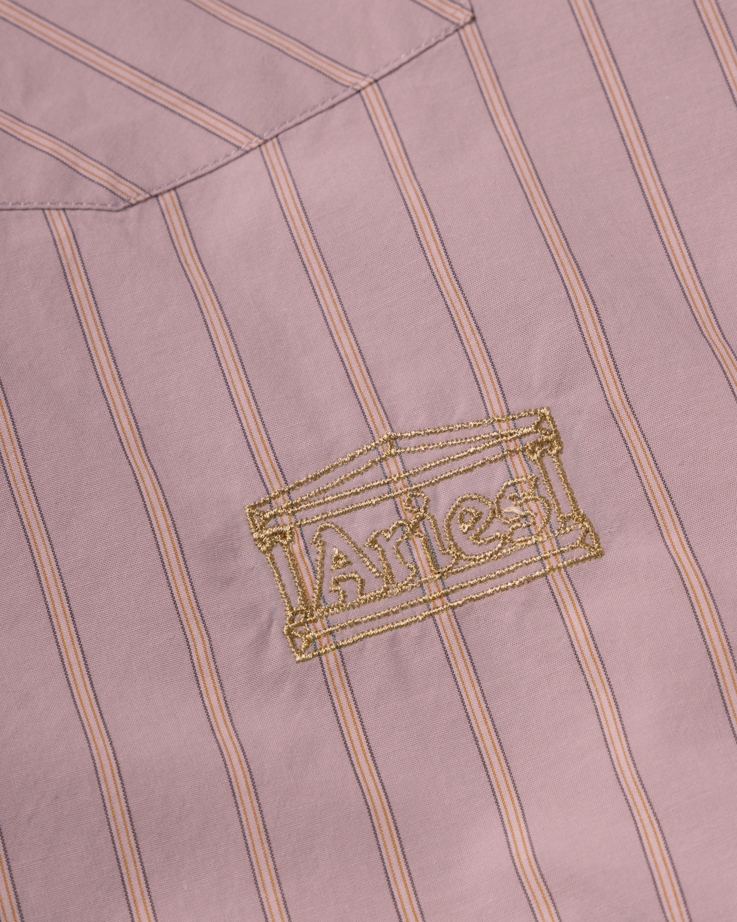 Poplin Stripe Western Shirt