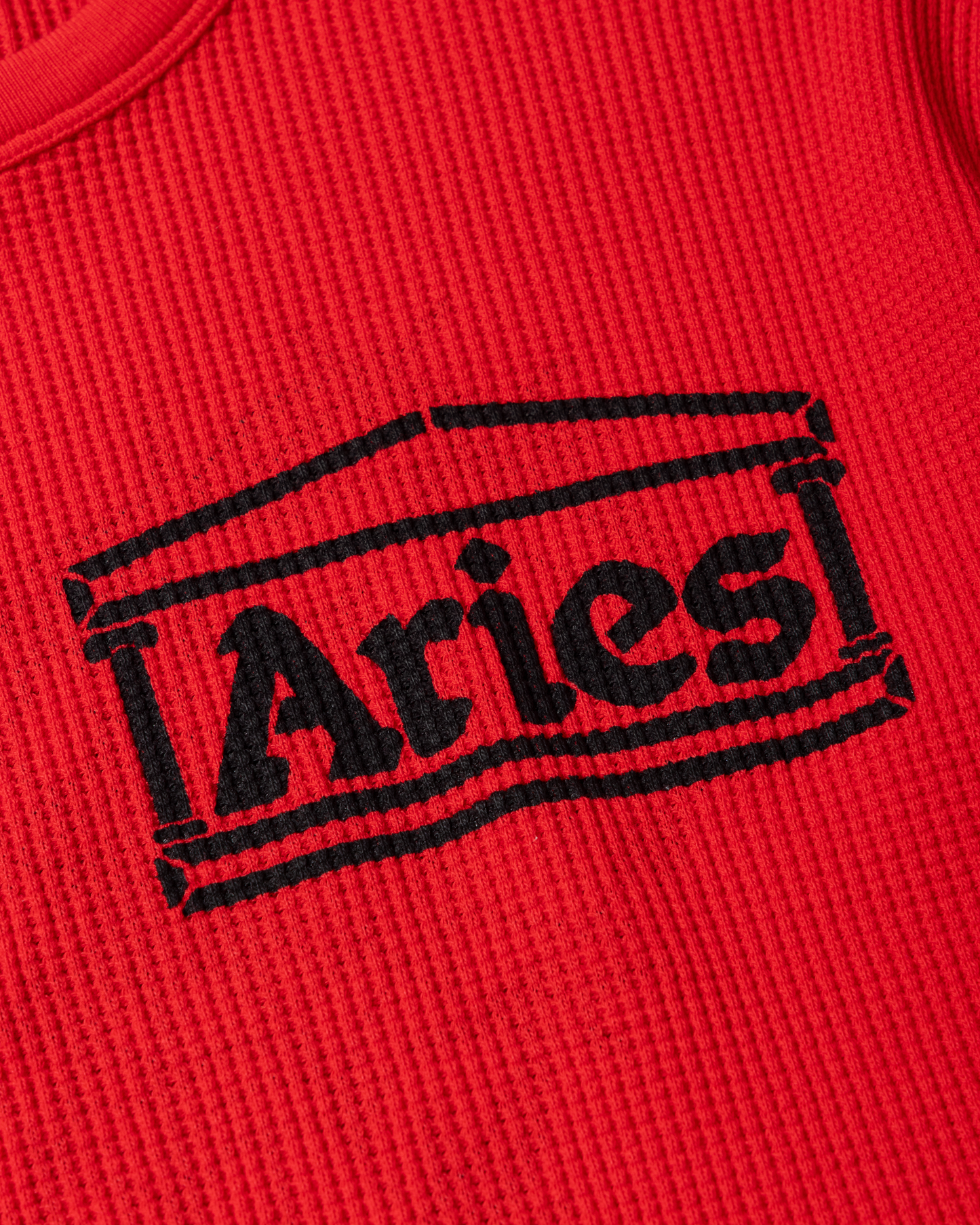 Reversible Barbed Love Temple Waffle LS Tee