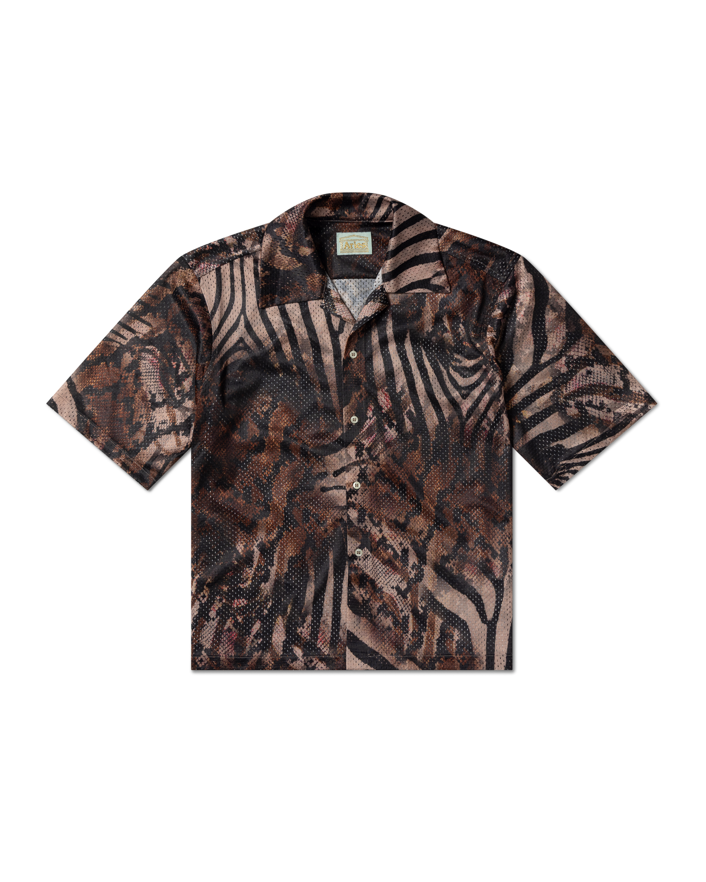 Animal Aop Airtex Hawaiian Shirt