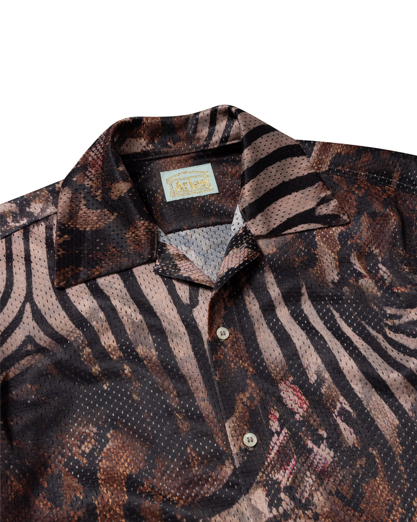 Animal Aop Airtex Hawaiian Shirt