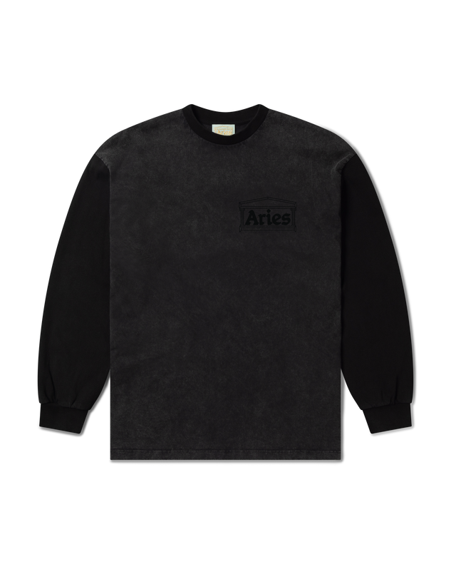 Aged Contrast Temple LS Tee