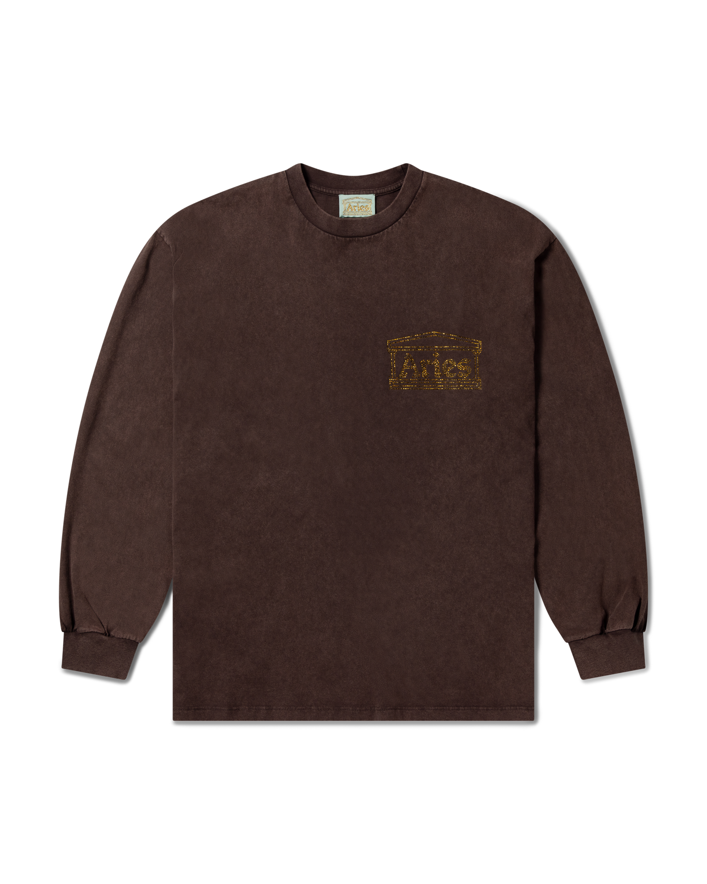 Aged Diamante Temple LS Tee
