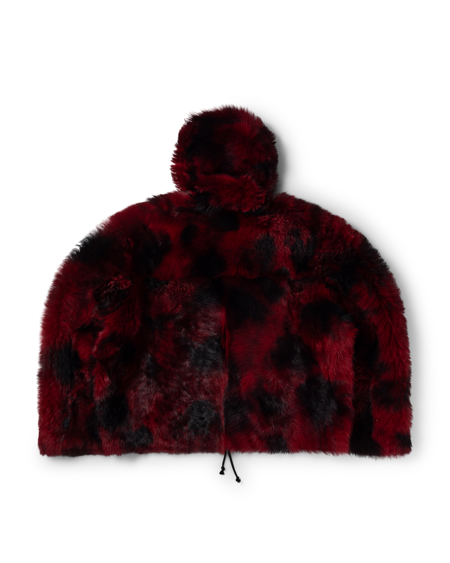 Oversized Hooded Sheepskin Jacket