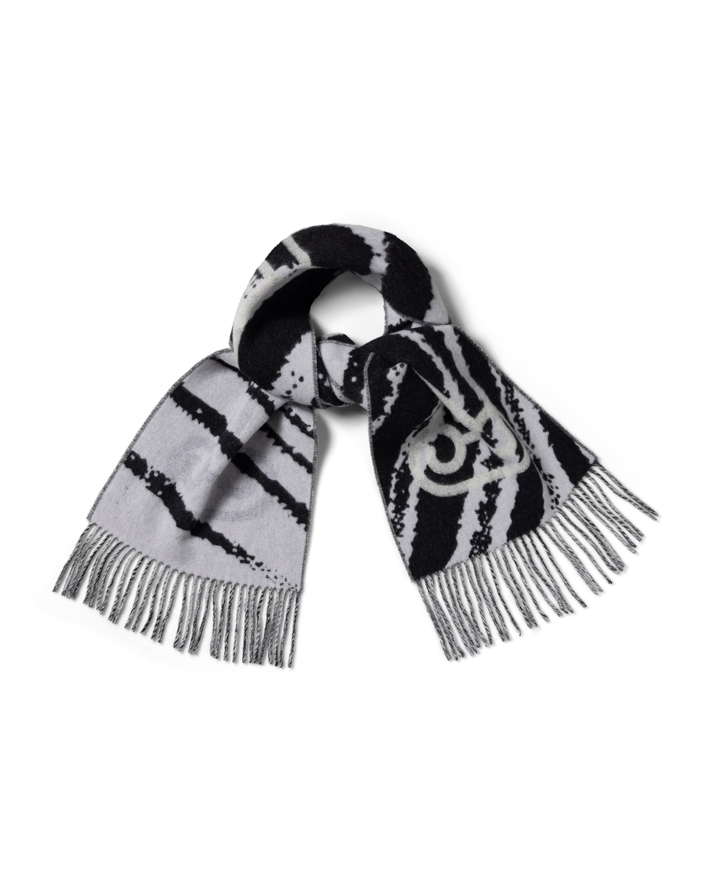 Column Zebra Wool Scarf