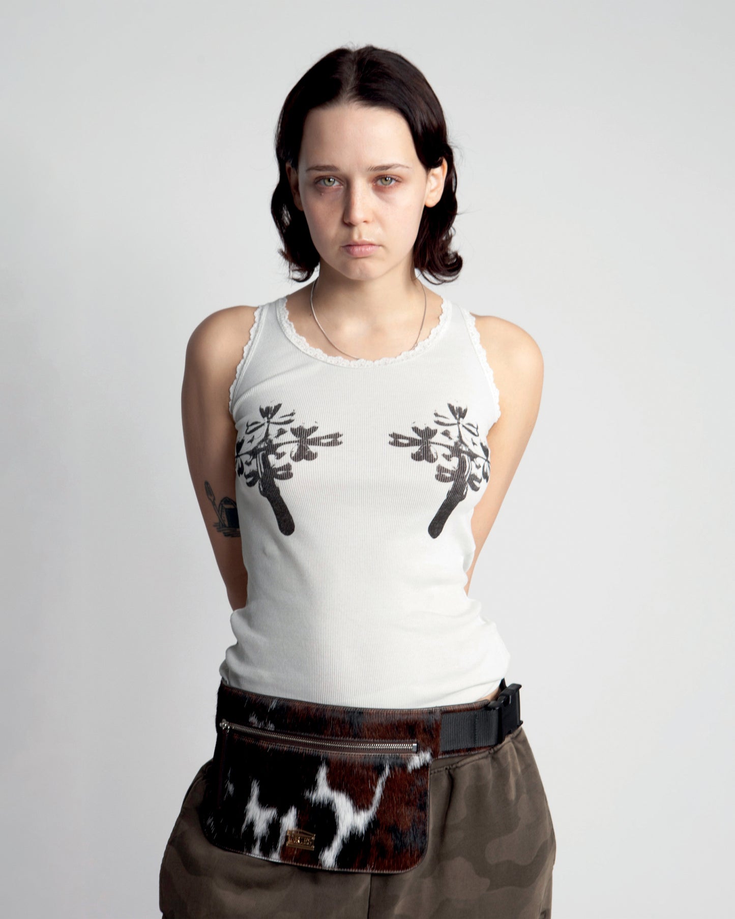 Knockers Lace Trim Vest