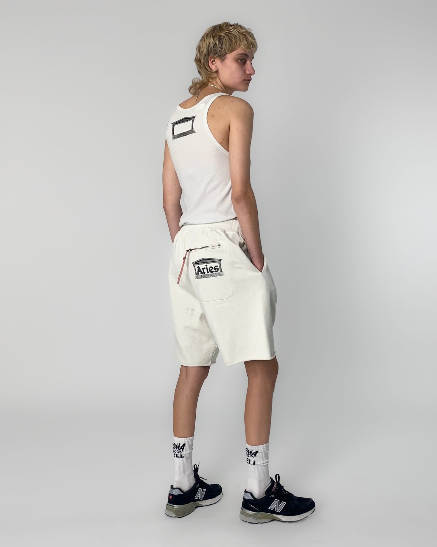 Premium Aged Temple Sweatshort