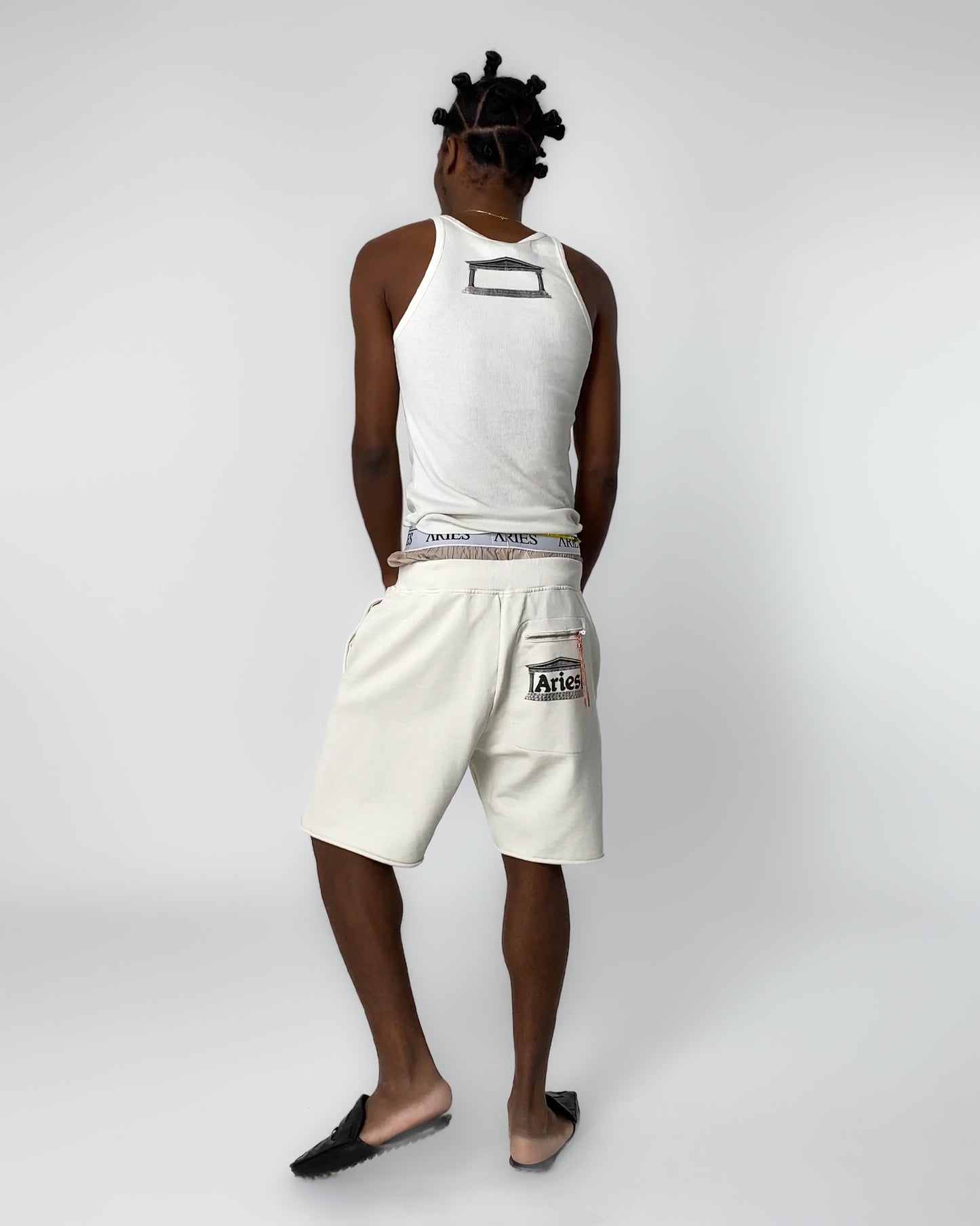 Premium Aged Temple Sweatshort