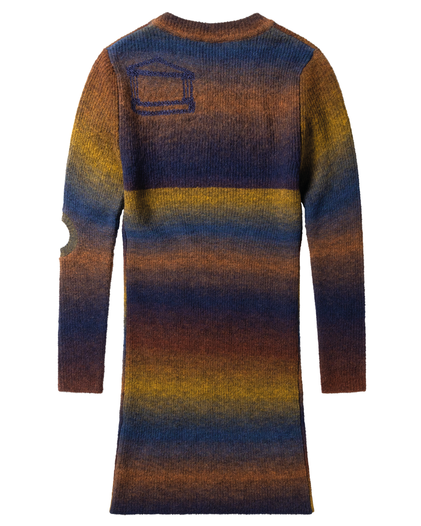 Boucle Space Dye Holey Knit Dress Multi – Aries Boucle Space Dye Holey Knit Dress Multi – Aries