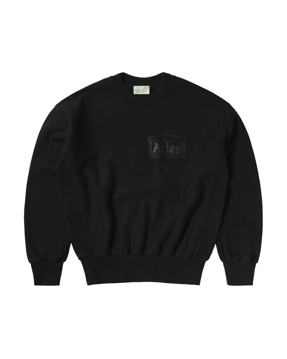 Aries Premium Temple Sweatshort S 新品未使用 Premium Temple Sweatshirt Black – Aries