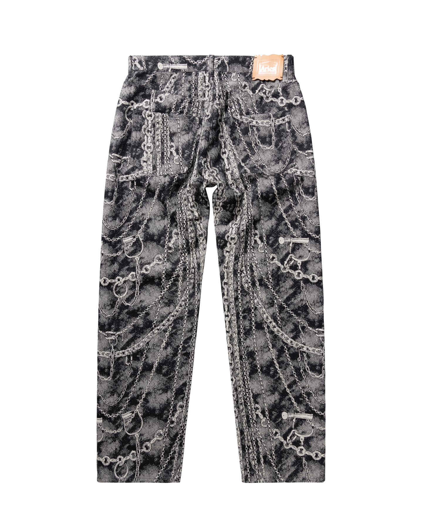 Chains Jacquard Lilly Jean Black – Aries Chains Jacquard Lilly Jean Black – Aries