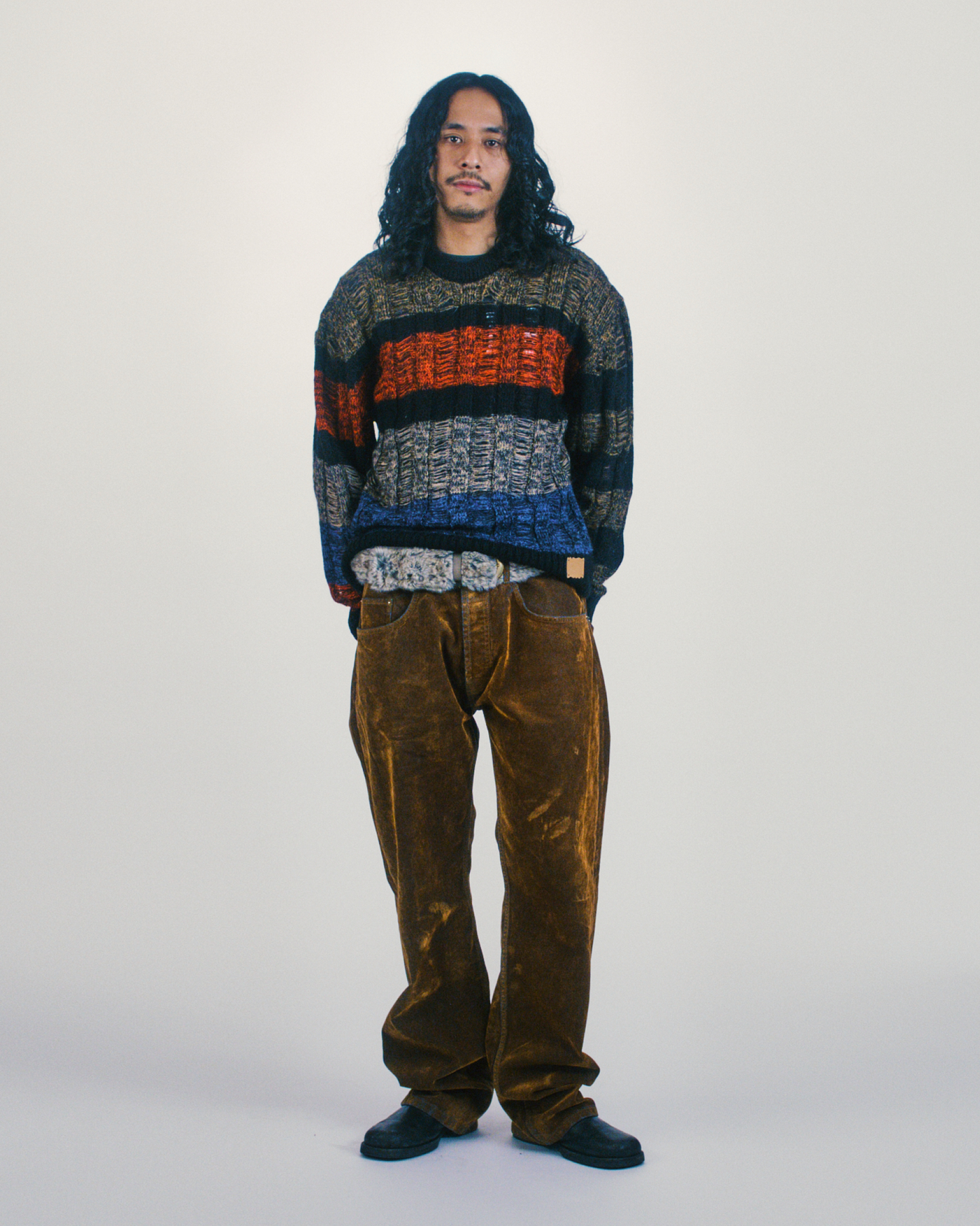 Mohair Stripe Sweater