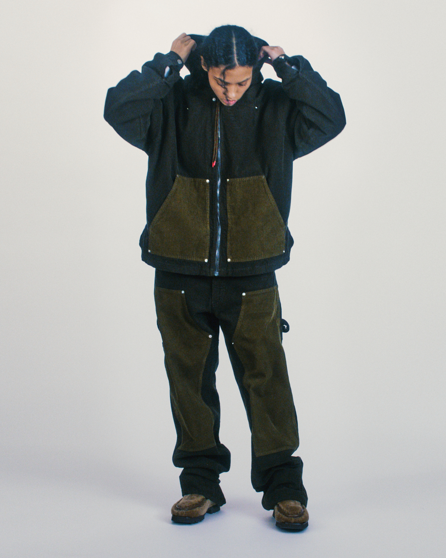 Washed Cord Carpenter Jacket