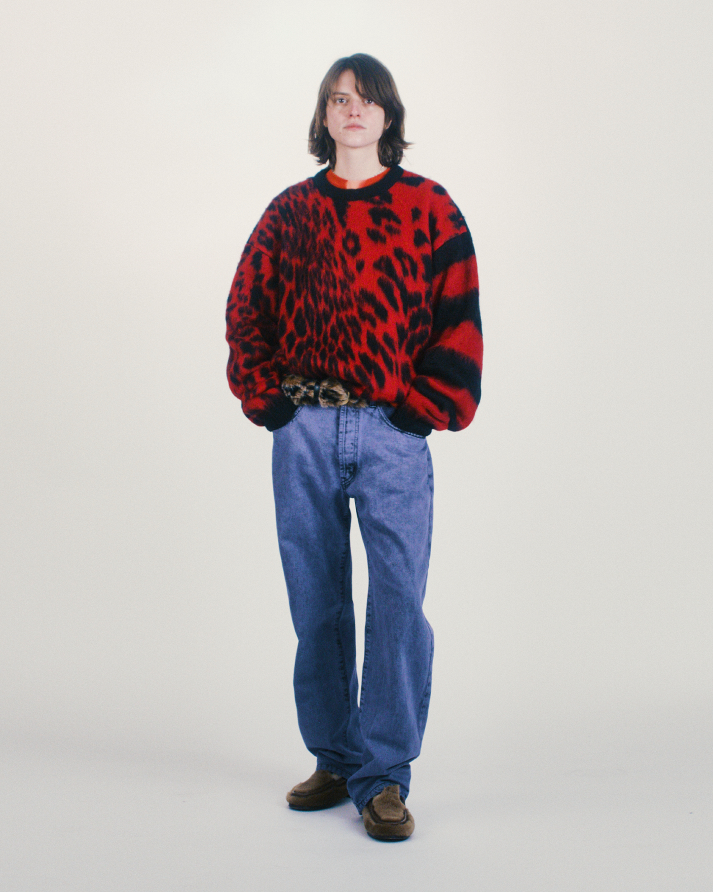 Brushed Leopard Sweater